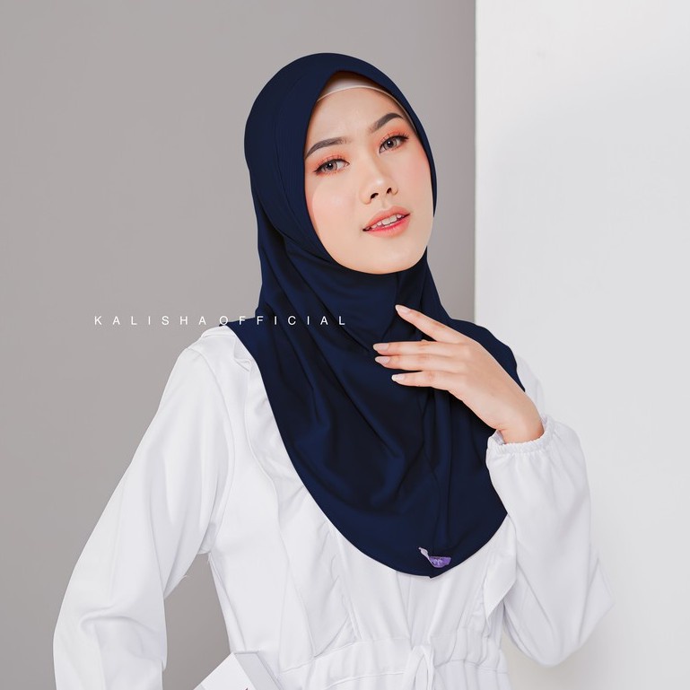 ✅ORIGINAL HIJAB SPORT / Hijab Bergo Sport Sporty Jersey Wanita Jersey Sporty Instan Volly Badminton 
