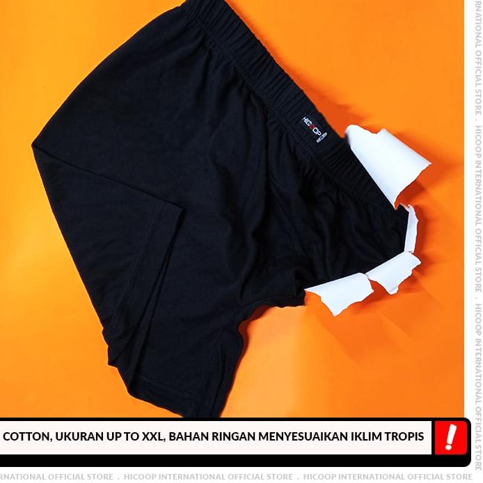 ☝ Hicoop Celana Boxer Pria HX 01 celana pendek pria pakaian dalam ۞