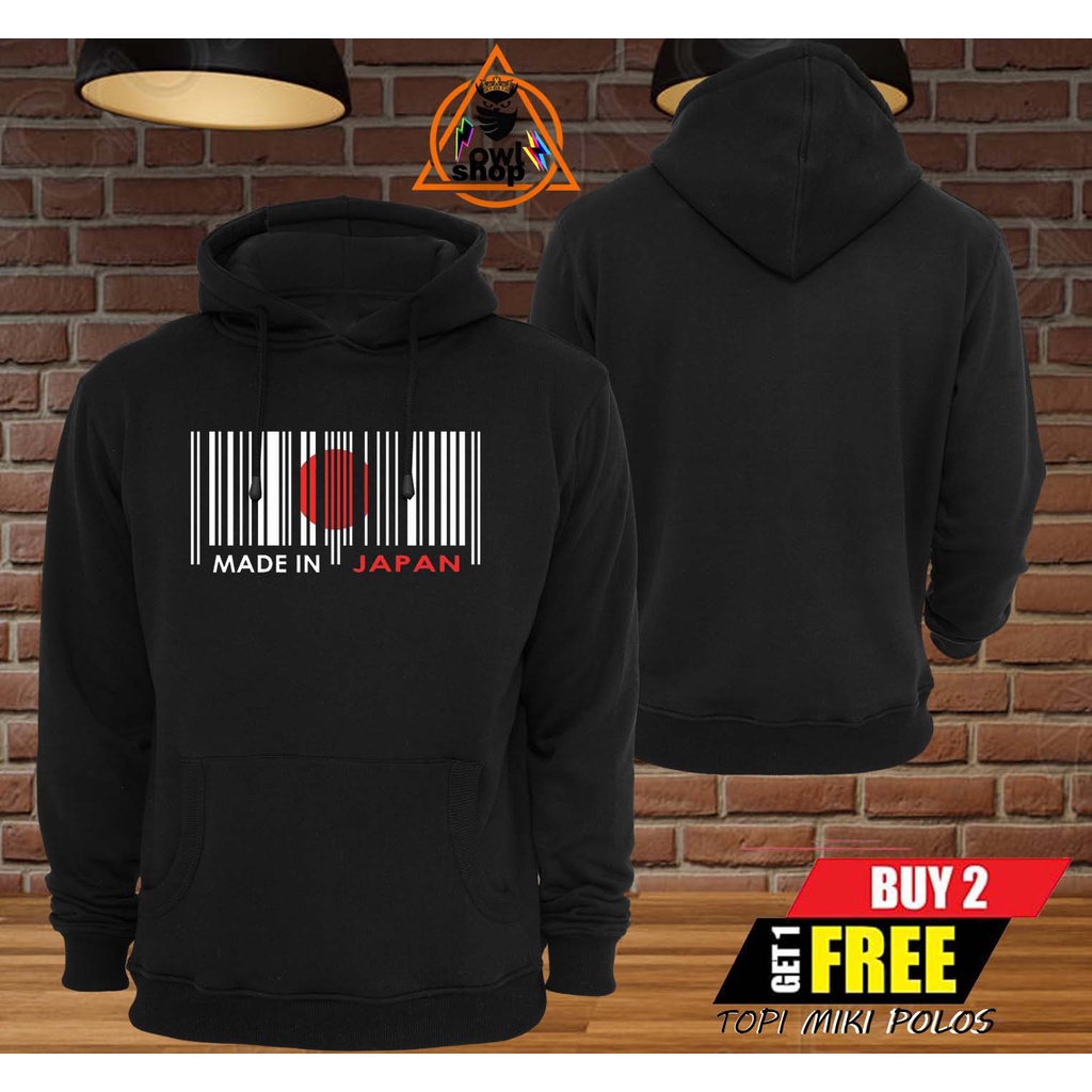 Jaket Sweater Hoodie MADE IN JAPAN Keren Pria & Wanita