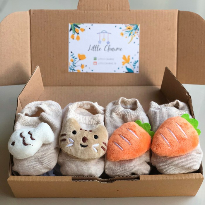 

(COD) Paket Hampers Bayi Kado Anak Kaos Kaki Anak Kado Sepatu Anak - 2-4 Tahun, pink