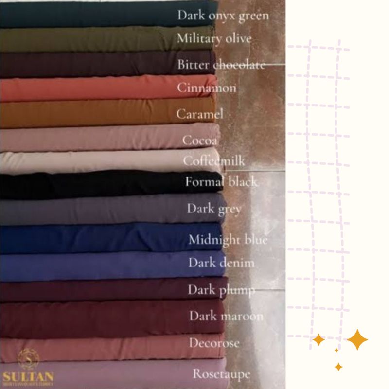 Sifon Silky Sultan "Arabeschi" Warna