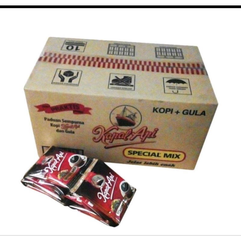 

kapal api spesial mix 1dus isi 12 rcg 1rcg isi 10sachet