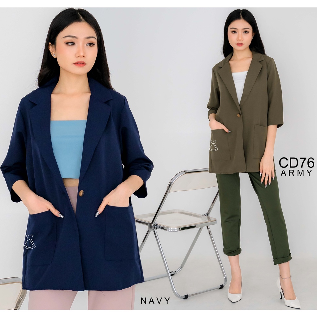 SEOLA - CD76 - Blazer  Cotton Casual