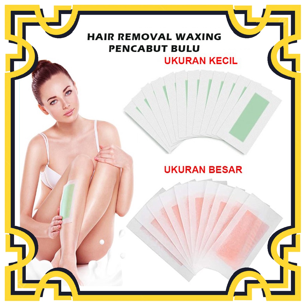 HS PAPER WAXING PEMBERSIH BULU HAIR REMOVAL PENCABUT BULU SAMPAI AKAR