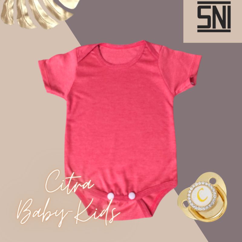 SNI Jumper Bayi Polos 0-6 bulan Bodysuit Baby JUMPER KATUN TC