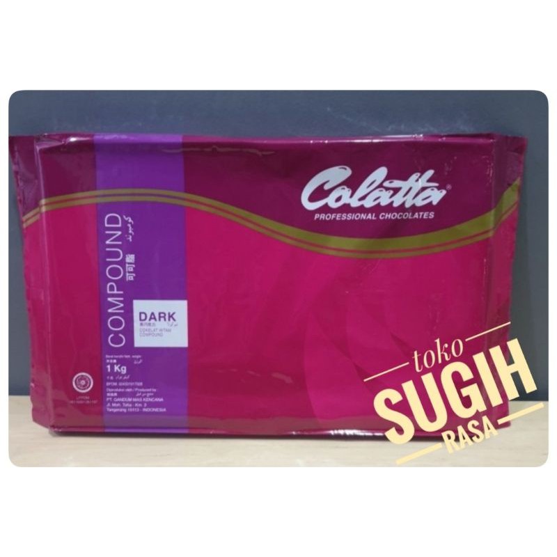 

✨NEW✨ -Colatta dark chocolate compound 1Kg- 1.1.23