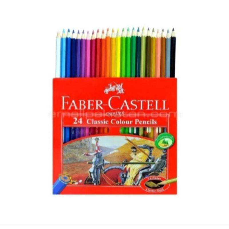 

pensil warna Faber-Castell isi 24