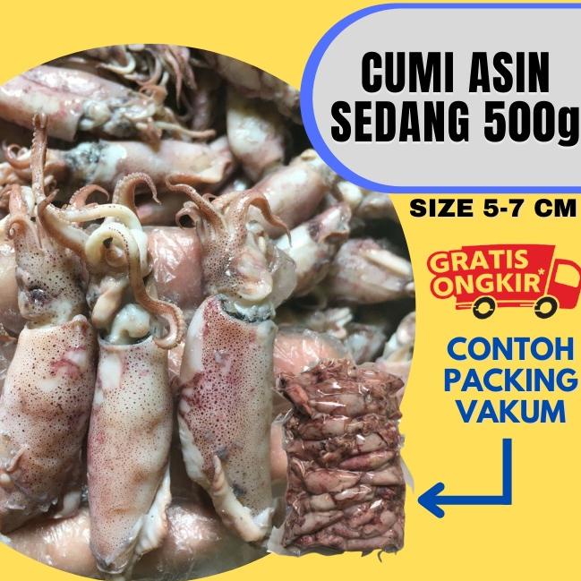 

➸ Cumi Asin Sedang Fresh 500 Gram ♕