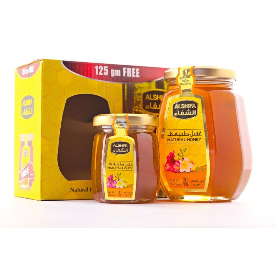 

⅍ Arab Al Shifa 500gr Free 125gr / Alshifa 500 gr Free 125 gr Natural Honey ♡