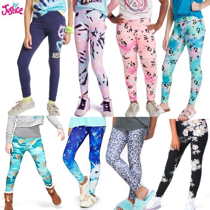 MURAH-Legging Motif Justice/Legging Anak Perempuan (6-20 tahun) - Gray Leopard, 7Y 3.1.23