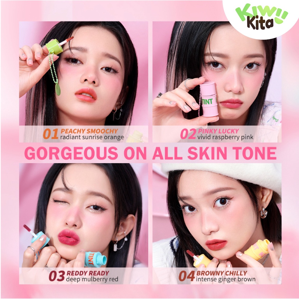 KIWI KITA-BNB barenbliss Korean Kiwi Tin Tint Lip &amp; Cheek「Blendable Intens 2 in 1 Tint