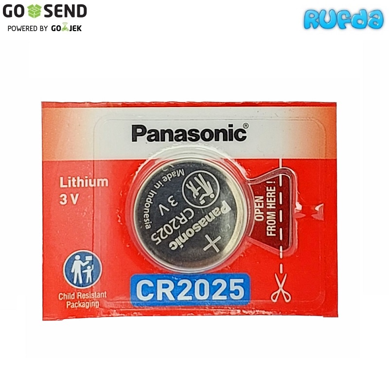 Panasonic CR 2025 Lithium Battery CR2025 Baterai