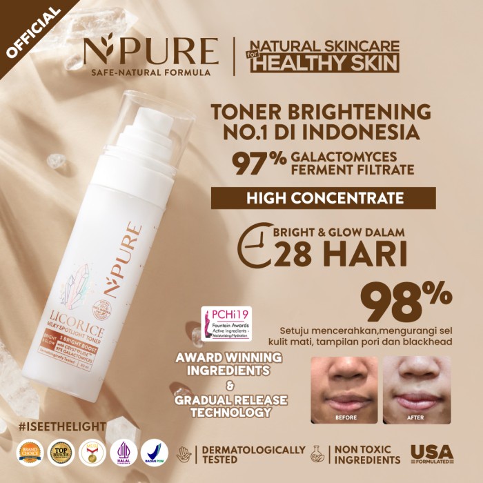 NPURE LICORICE MILKY SPOTLIGHT TONER