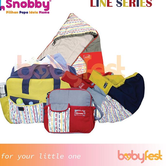 ➨ Snobby Line Series Tas Bayi Gendongan Samping ♦