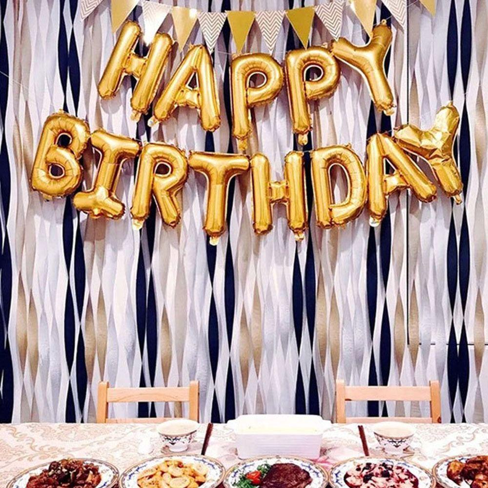 Lanfy Kertas Crepe Baby Shower Handmade Fotografi Backdrop Untuk Pita Pesta Ulang Tahun Pernikahan