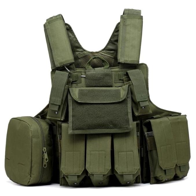 Rompi Vest Tactical Import/ Rompi Vest Pria Tactical Army