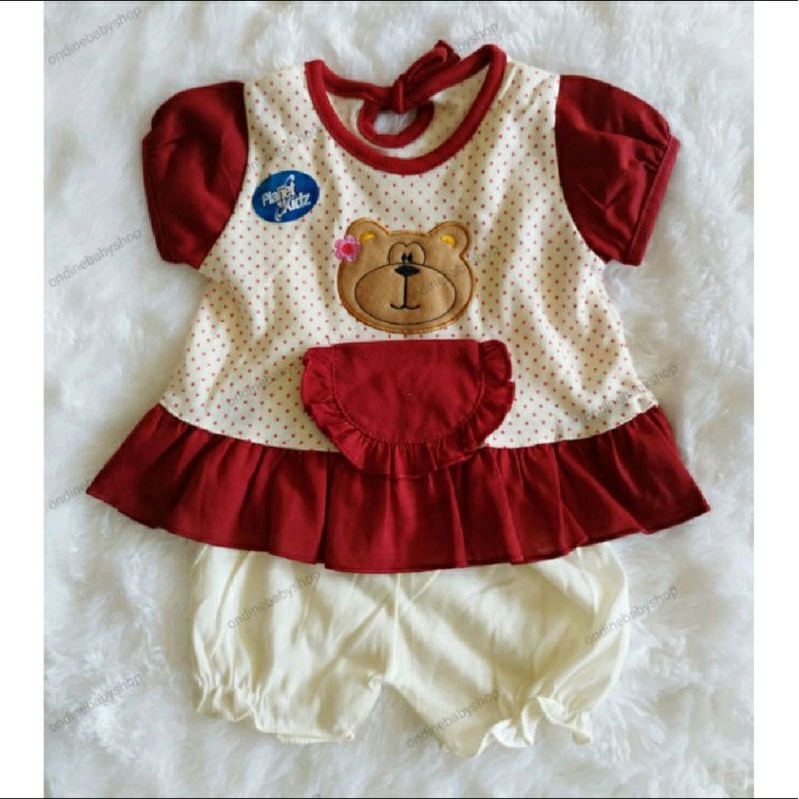 Toko Rombengan⭐BARU.. Baju Bayi Murah | Baju Bayi 0-6 bulan | Setelan Celana Bayi Perempuan