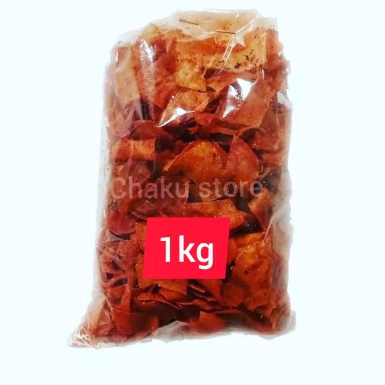 

Wow Murah Meriah Reseller kripset khas Sukabumi keripik singkong pedas/original keripik setan 09P