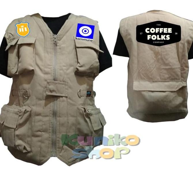 Rompi Plus Logo Bordir Custom / Rompi Tactical