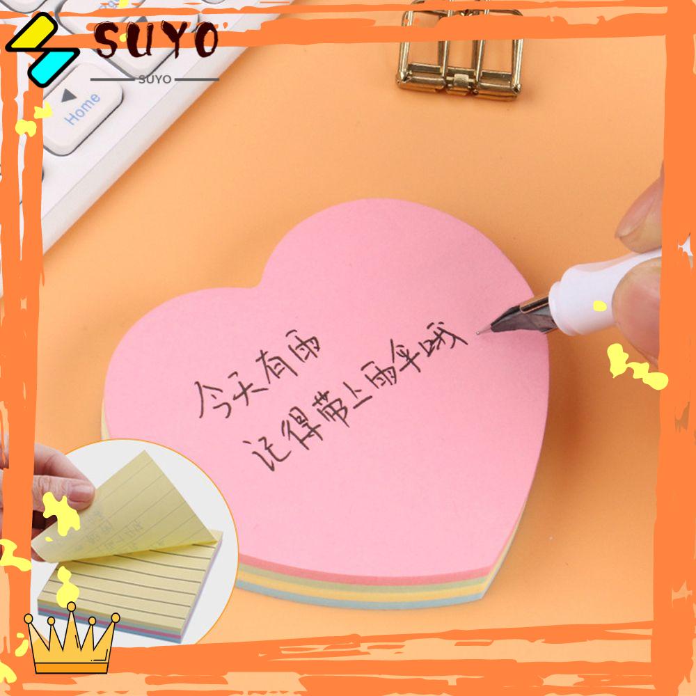 Suyo Sticky Note Pads Waterproof Stationery Home Kertas Nota Sederhana