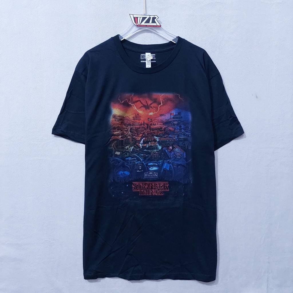 T Shirt Official STRANGER THINGS - WELCOME TO HAWKINS Original
