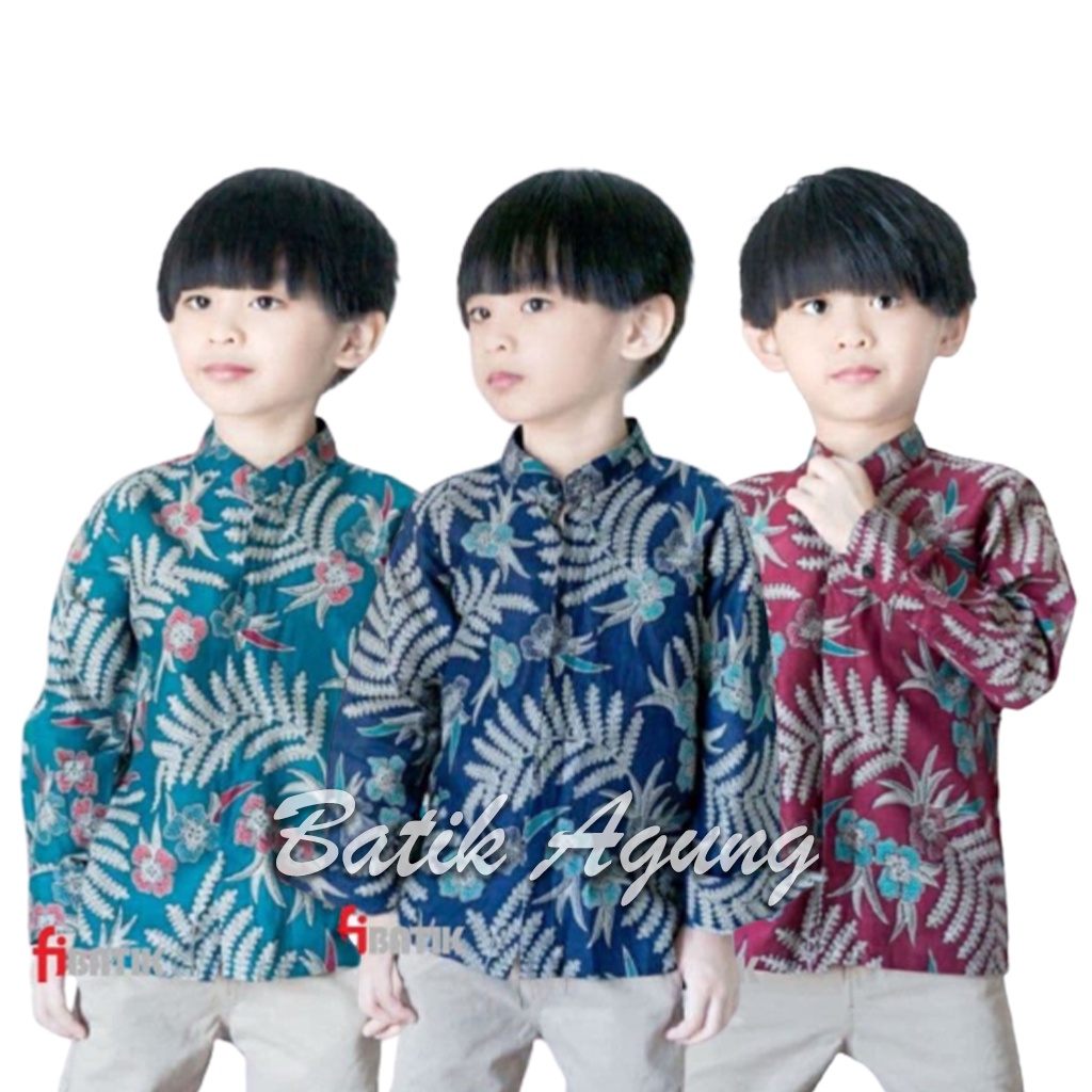 Batik Anak Terbaru 2-13 Tahun Baju Batik Anak Laki Laki Lengan Panjang Modern Terbaru Murah / KEMEJA BATIK ANAK COWOK BAJU BATIK ANAK LENGAN PANJANG UMUR 2-13 TAHUN / Baju Batik Hari Batik Kartini Batik Sekolah Motif Modern Terbaru Keren COD