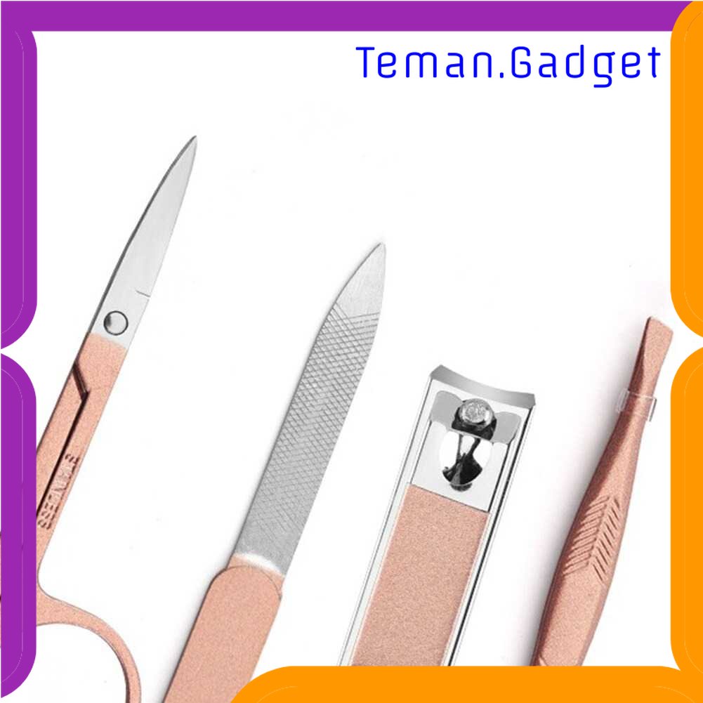 TG - PRW AT FASHION Nail Art Set Gunting Kuku Manicure Pedicure 4 PCS - MGJ2-18