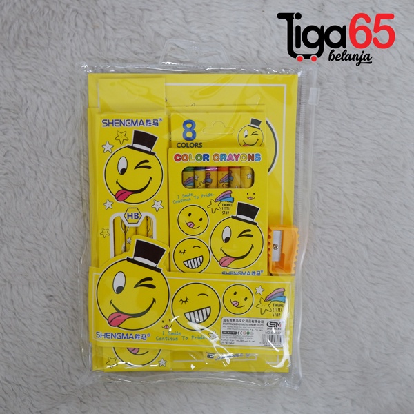365 Buku &amp; Alat Tulis Anak / Karakter Fancy Gambar Lucu / Stationery Set S8837