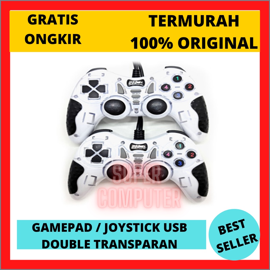 S.C GAMEPAD DOUBLE TURBO / JOYSTICK DOUBLE TURBO / STIK USB