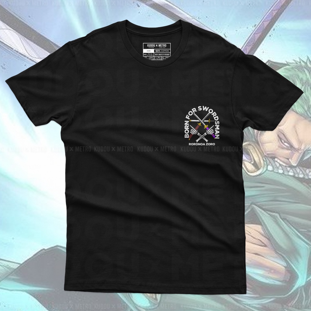 Tshirt Zoro Swordsman Being Anime Manga One Piece Premium Unisex