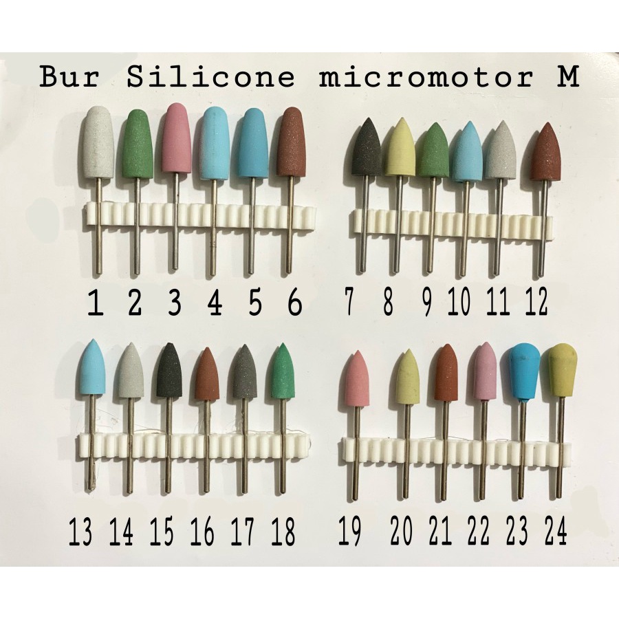 Bur Silicone/ rubber micromotor M