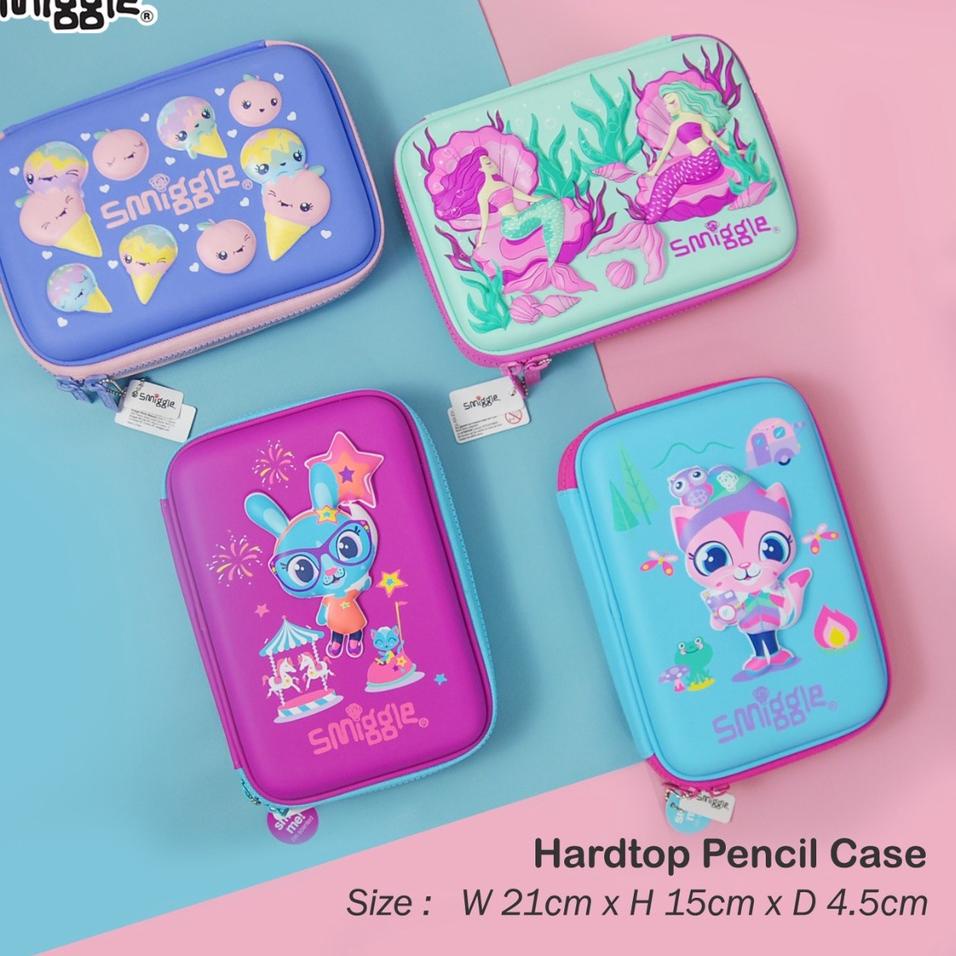 

Baru Meriah SMIGGLE Hardtop pencilcase /kotak pencil nimbul 3D SMPC