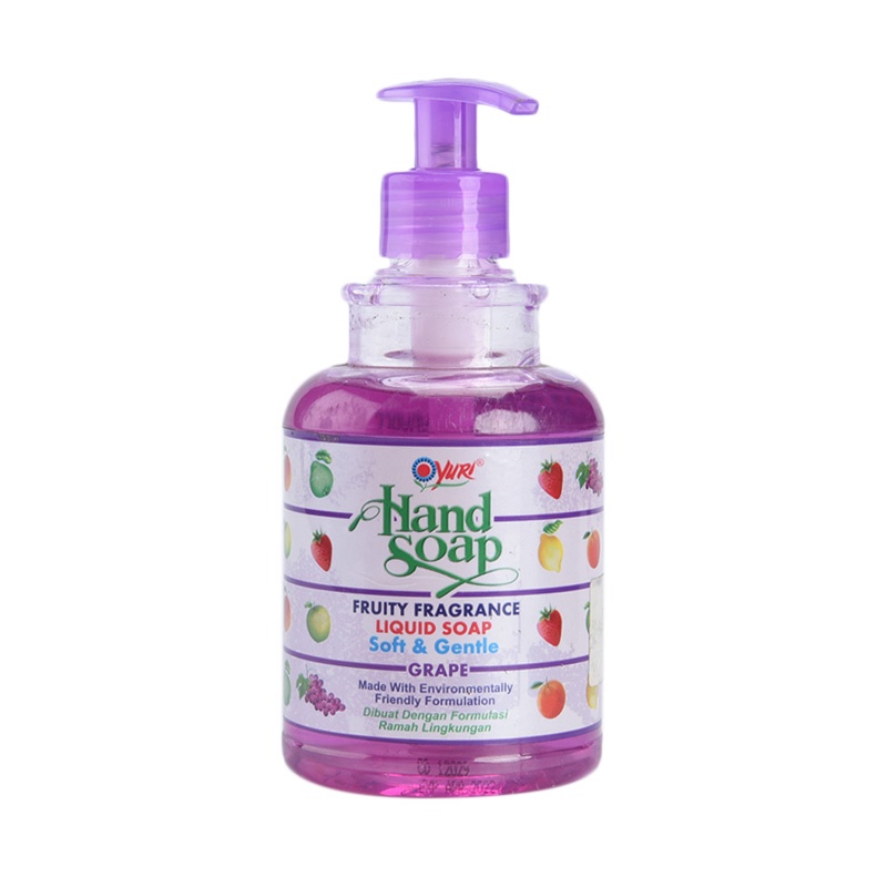 YURI HAND SOAP GRAPE 410ML BOTOL PUMP