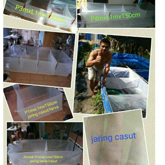 Hot Sale Jaring Keramba Ikan Jaring Ikan Sekat Pembibitan karamba ikan Kain Halus buat Sortir dan Pe