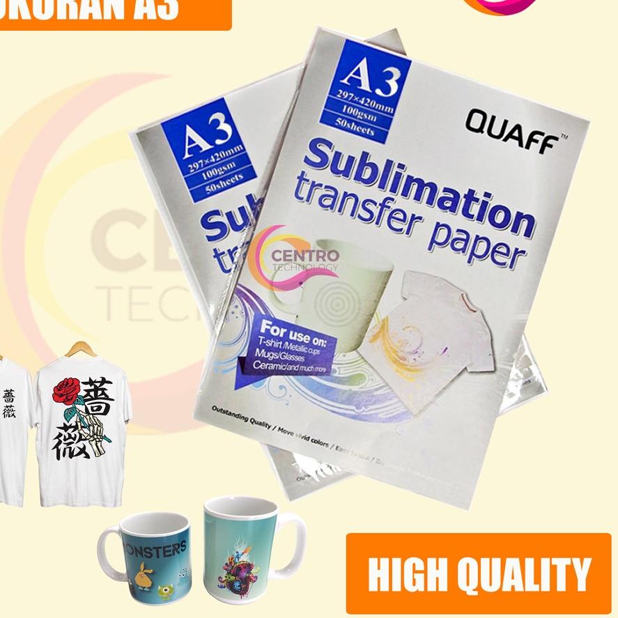 ☃ Kertas Sublim / Sublim Paper A3 / Murah / KoreA ℗