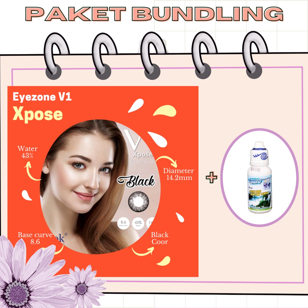 [PROMO]PAKET BUNDLING SOFTLENS EYEZONE V1 XPOSE 14,2MM