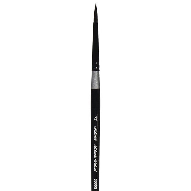 

BISA COD Silver Brush Black Velvet No 4