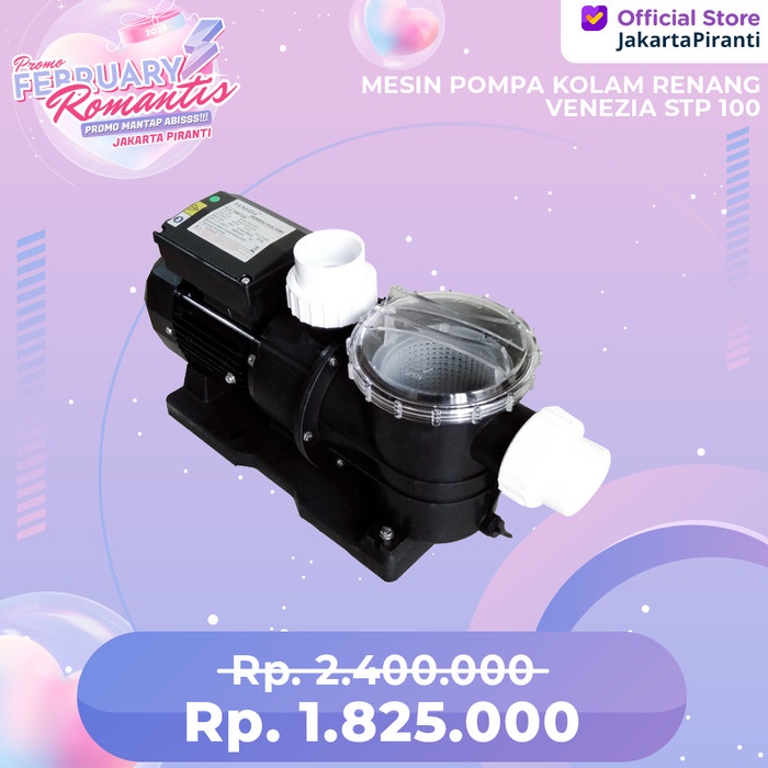 Terlaris Mesin Pompa Kolam Renang 1 Hp Venezia Stp100 / Venezia Stp-100
