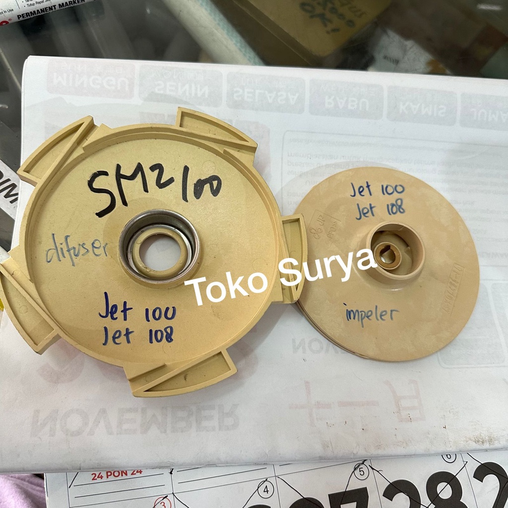 SPARE PART SHIMIZU JET 108 BIT SHIMIZU JET 100 BIT IMPELLER SHIMIZU JET 100 BIT DIFUSER RUMAH IMPELE