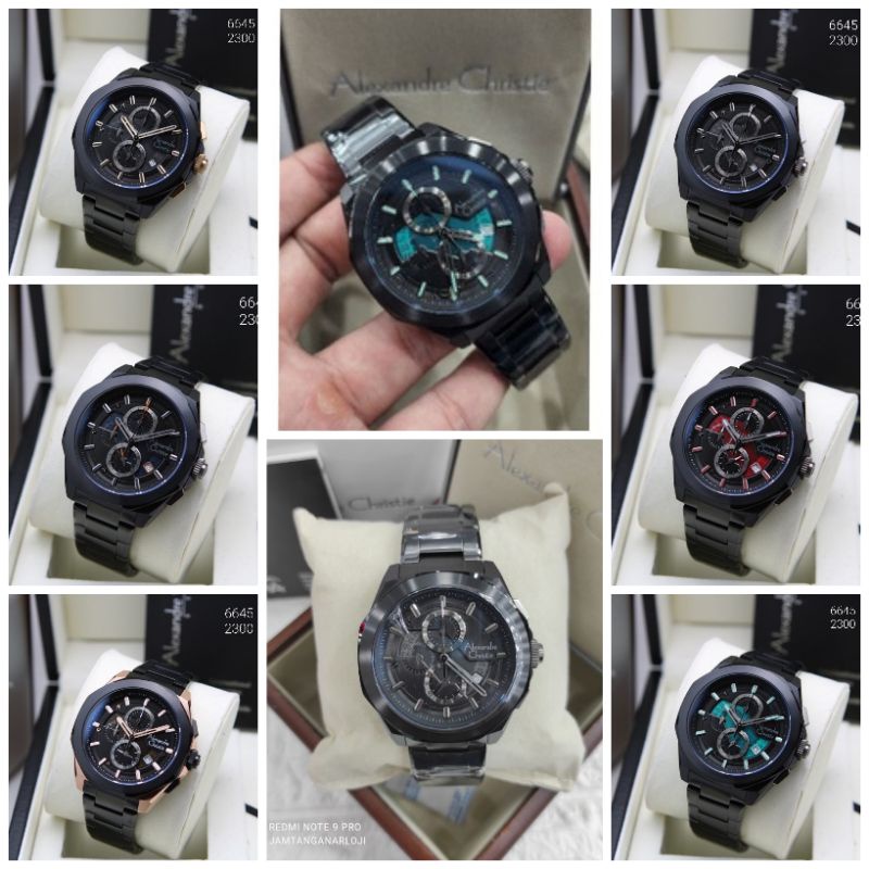 JAM TANGAN PRIA ALEXANDRE CHRISTIE AC 6645 / AC6645 RANTAI ORIGINAL