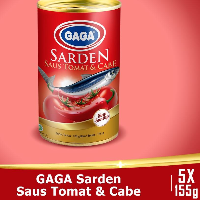 

✴ Beli 3 pcs GAGA Sarden Tomat Chilli 155g FREE 2 pcs GAGA Sarden Tomat Chilli 155g. (GG46) ♥