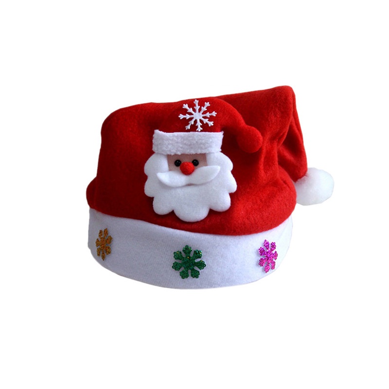 Ornamen Topi Natal Warna Merah Untuk Hadiah Anak Dan Dewasa