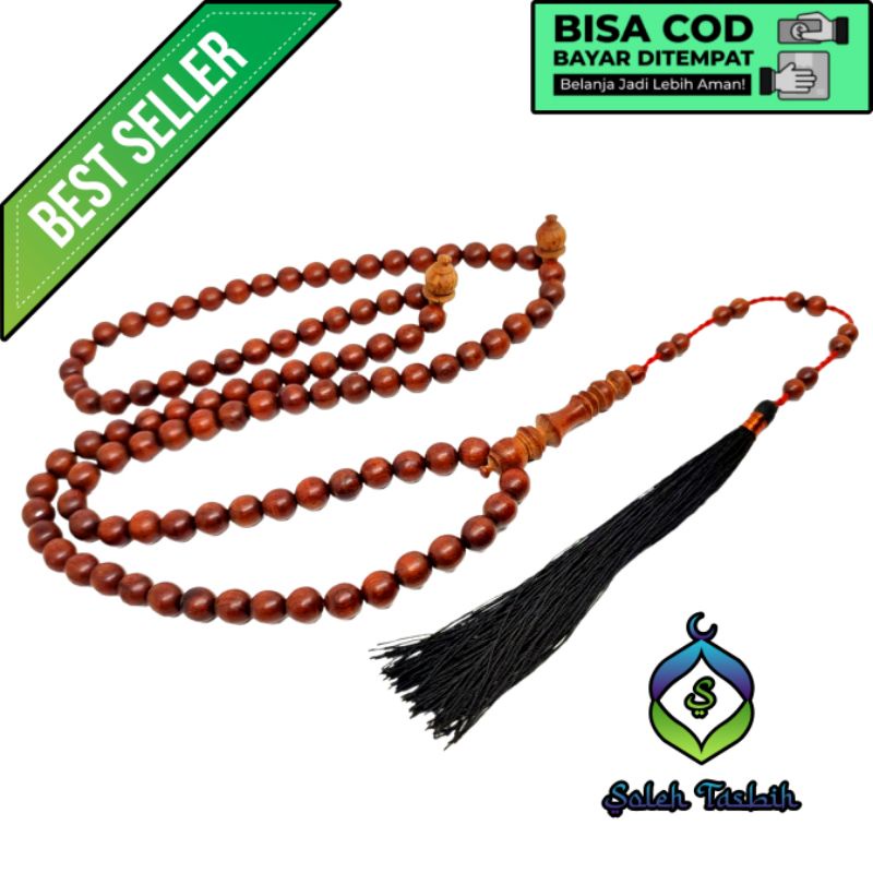 Tasbih Naga Kekek Motif Bulat, Size 8mm.Isi 99 Butir