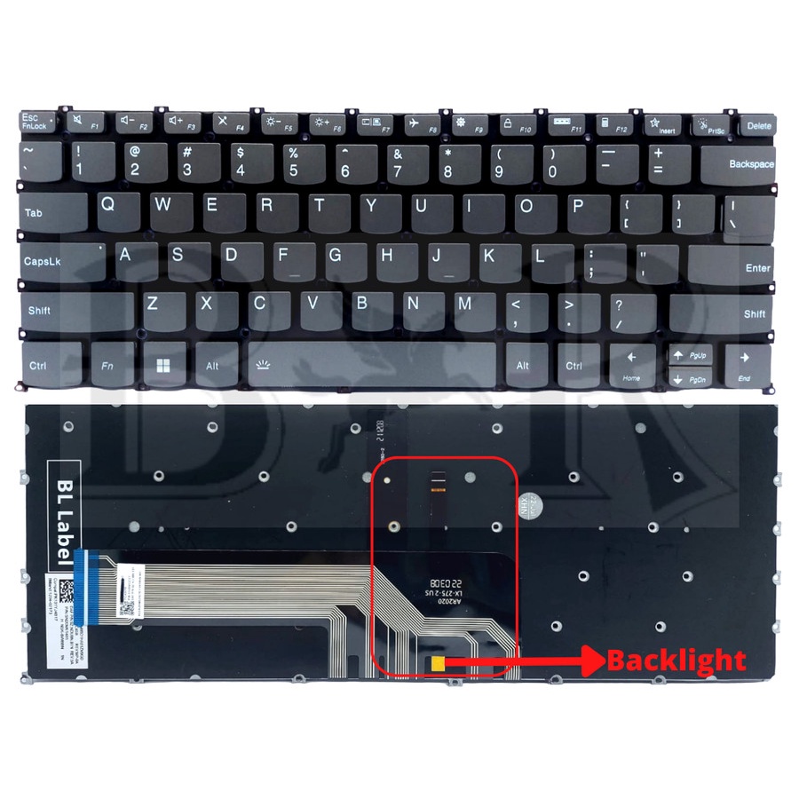 Keyboard Lenovo Yoga Slim 7-13ACN05 7-13ITL05 7 Carbon 13ITL5