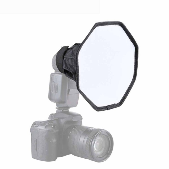 LIGHTING OCTAGON MINI SOFTBOX DIFFUSER UNIVERSAL FOR SPEEDLITES #ORIGINAL