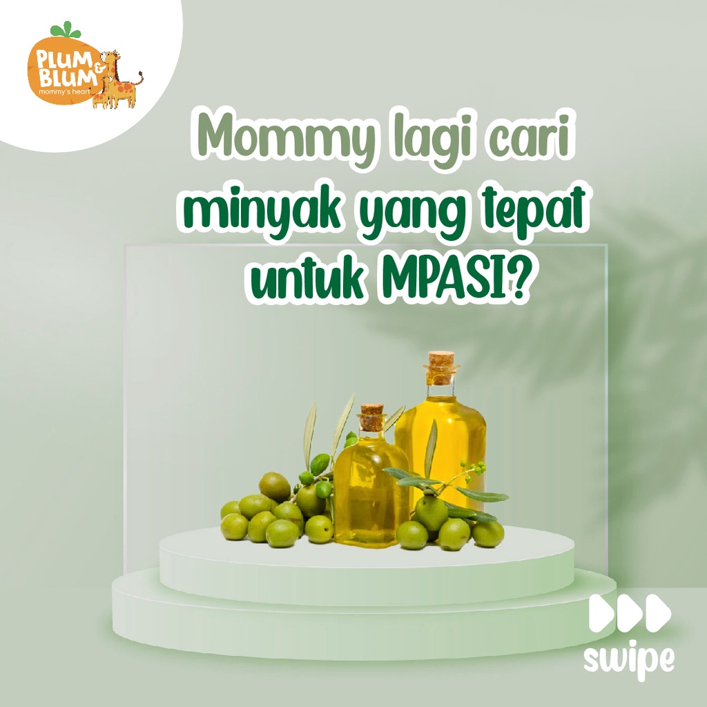 Minyak Mpasi BB Booster Plum &amp; Blum Chicken Fat Oil Beef Fat Oil - 140 ml