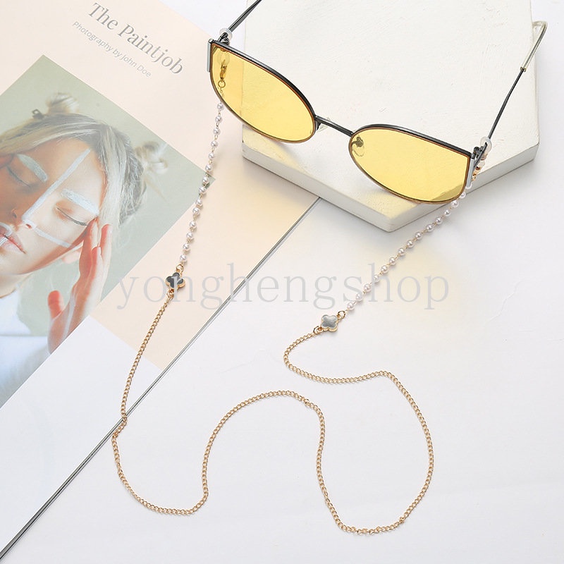 Fashion Simple Sunglasses Chain Vintage Mask Hanging Rope Masks Metal Lanyard Anti-lost Glasses Chains