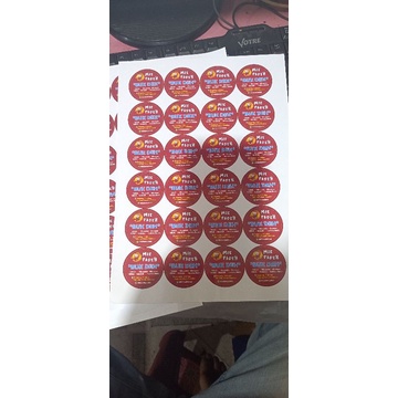 

cetak stiker Ukuran A4/F4