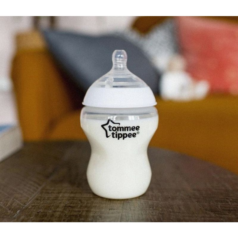 Tommee Tippee CTN PP Bottle Clear 260 ml Twin Pack (Isi 2 Pcs) - Botol Susu Bayi