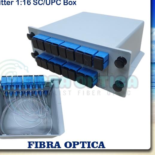 ❅ Kabel FO Splitter 1:16 Box SC/UPC | Splitter PLC Box 1:16 SC/UPC ➮